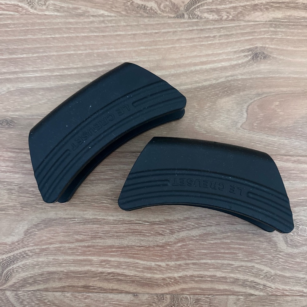 Le Creuset Black Pot Handle Covers - Brand New
